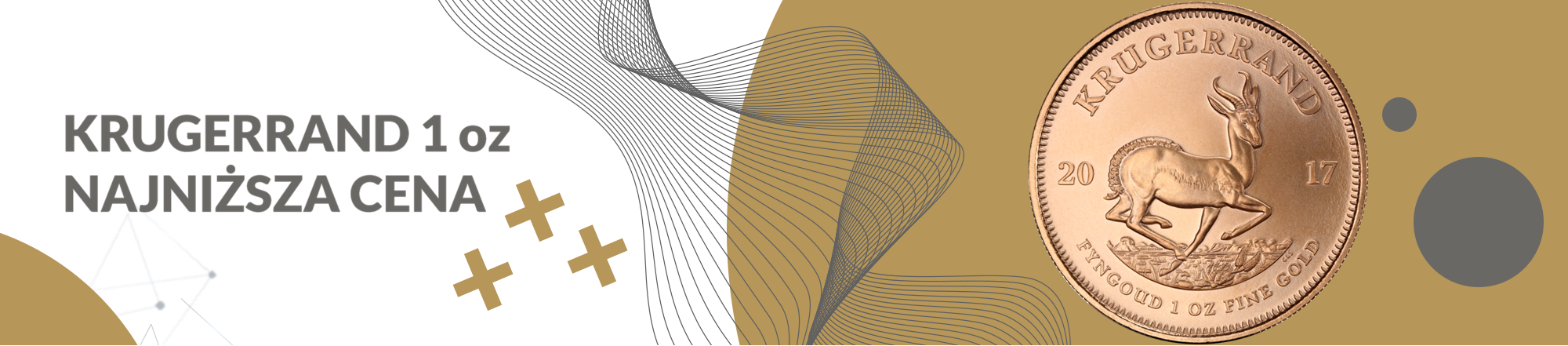 Złota moneta Krugerrand 1 oz