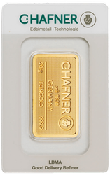 Sztabka złota CertiCard 20 g