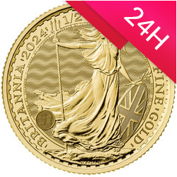 Złota moneta Britannia 2025/2026 1/2 oz (24h)