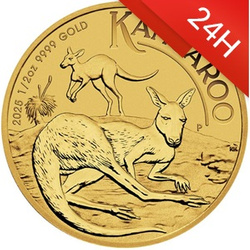 Złota moneta Australijski Kangur 2025 1/10 oz (24h)