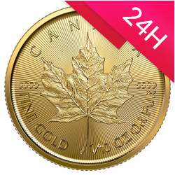 Złota moneta Kanadyjski Liść Klonowy 2025/2026 1/10 oz (24h)