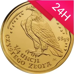 Złota moneta Orzeł Bielik 100 zł 1/4 oz (24h)