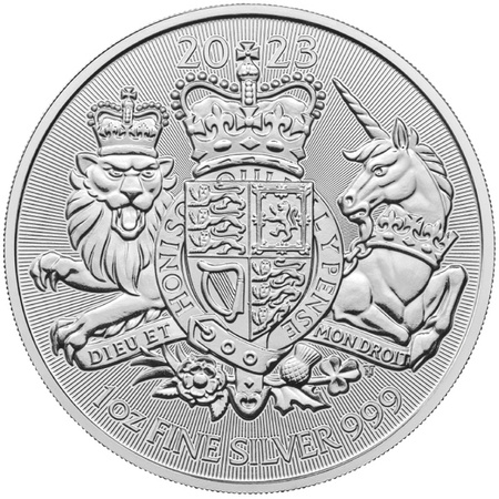 25 x moneta srebrna 1oz Royal Arms 2023 (24h)