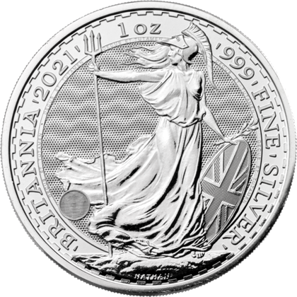 25 x srebrna moneta Britannia 1 oz