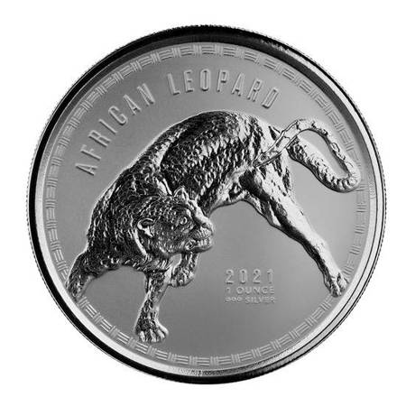 Srebrna moneta African Leopard 2021 1 oz (24h)