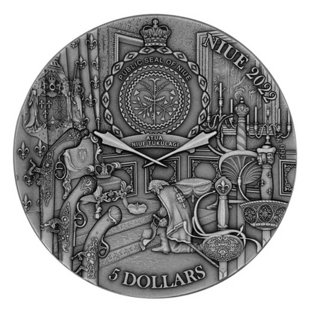 Srebrna moneta D' Artagnan - Trzej Muszkieterowie 5$ 2 oz (24h)