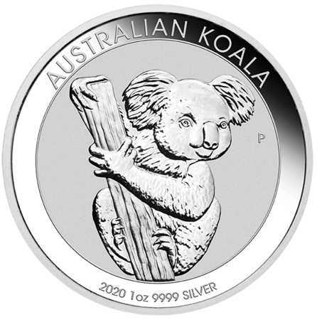 Srebrna moneta Koala  2020 1 oz (24h)