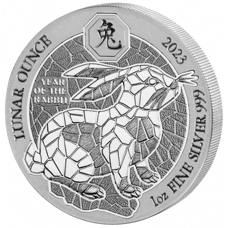 Srebrna moneta Księżycowy Królik 2023 1 oz (24h)