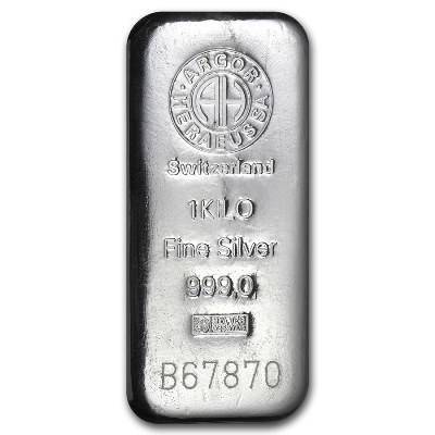 Sztabka srebra 1 kg LBMA (24h)